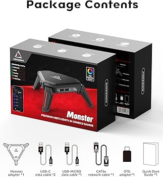 AIMZENIX Monster Keyboard and Mouse Adapter Compatible with PS5
