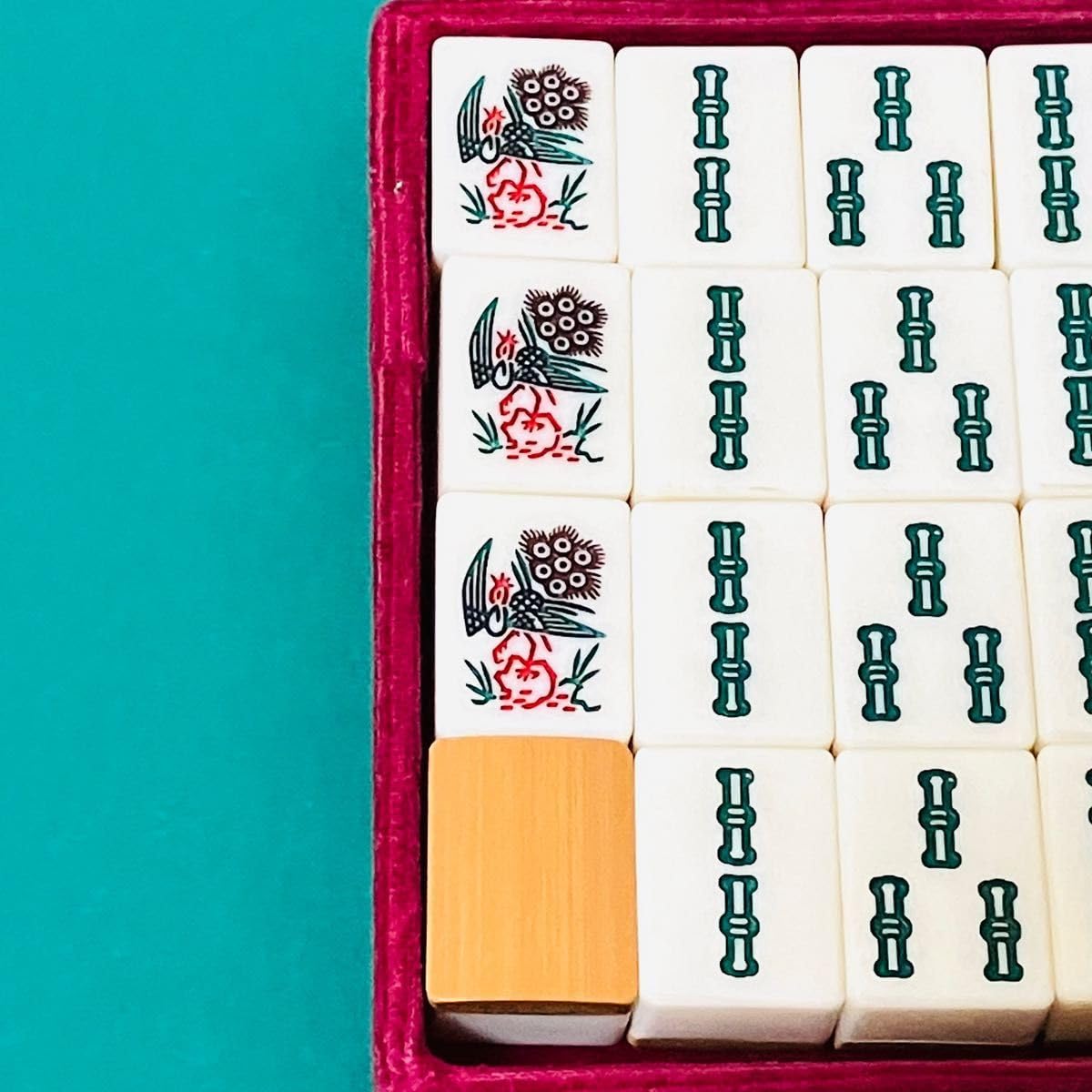 Amazon | 極高級麻雀牌 ミズノ丸一 さくら 丸一工芸社 背竹牌 激