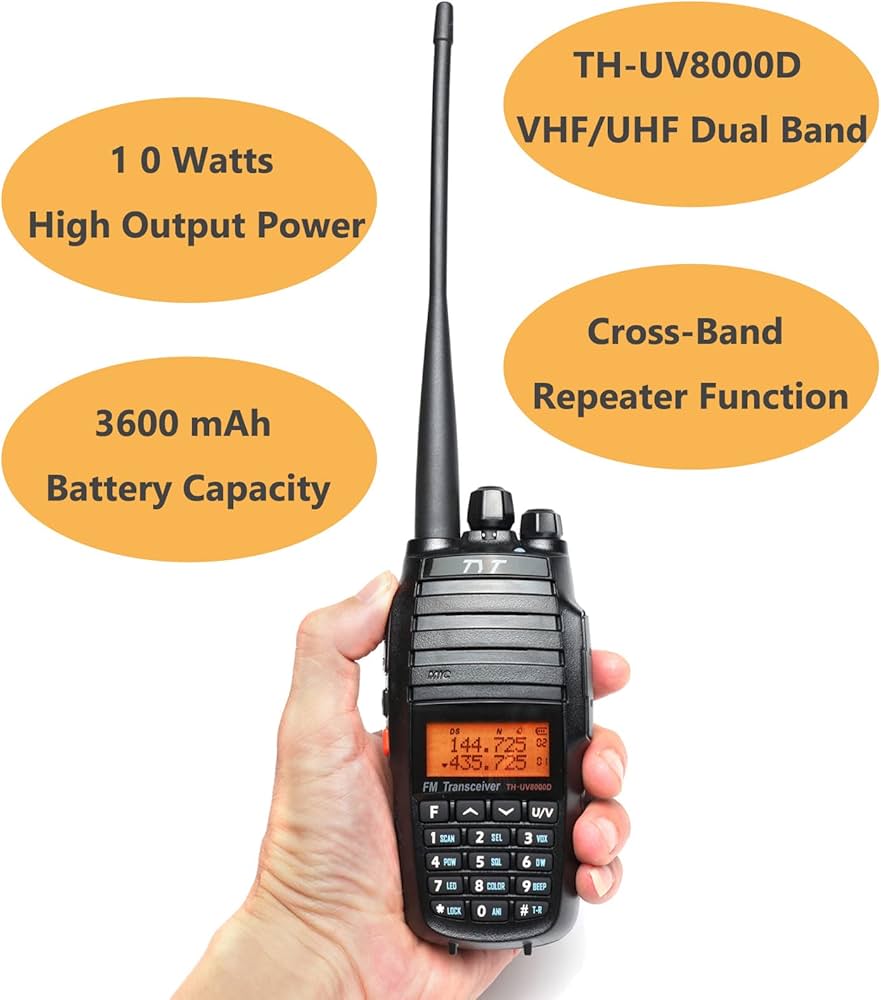 Amazon.com: TYT TH-UV8000D Dual Band Ham Radio Handheld 10W Long