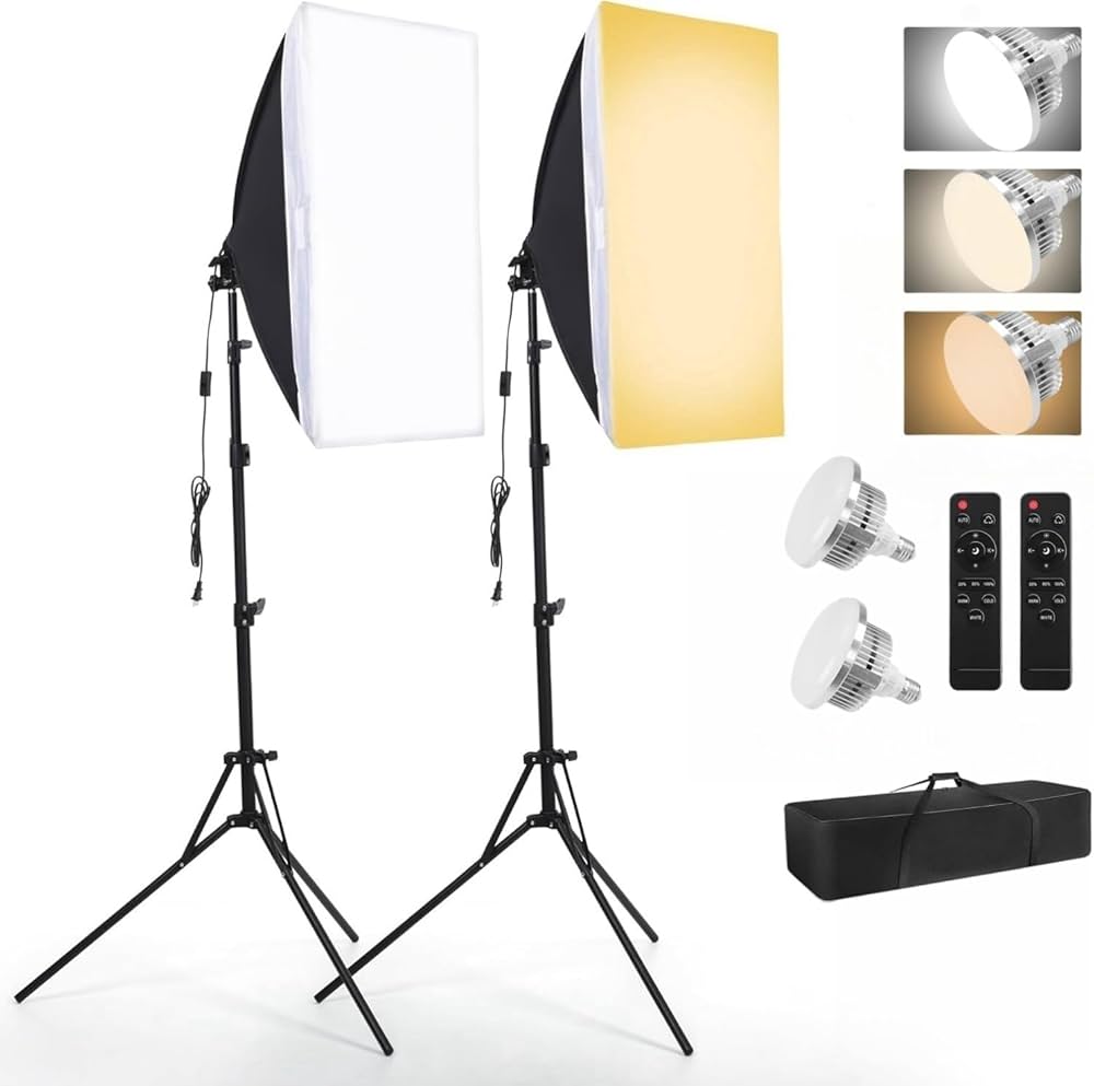 Amazon | 写真撮影ソフトボックス【2024発売新モデル 150W撮影用ライト