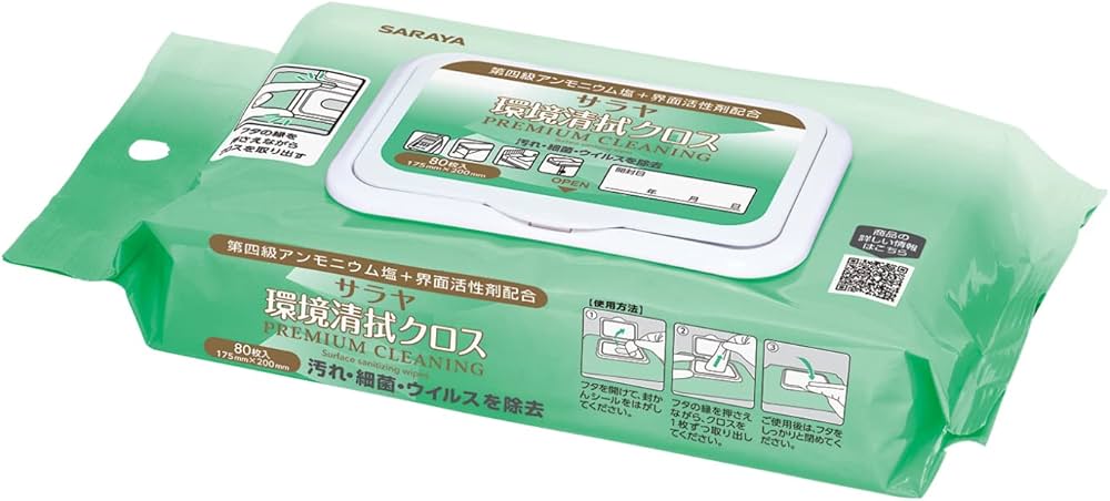 衛生・清拭 rinrin サラヤ 環境清拭クロス | 環境衛生用品・医療材料