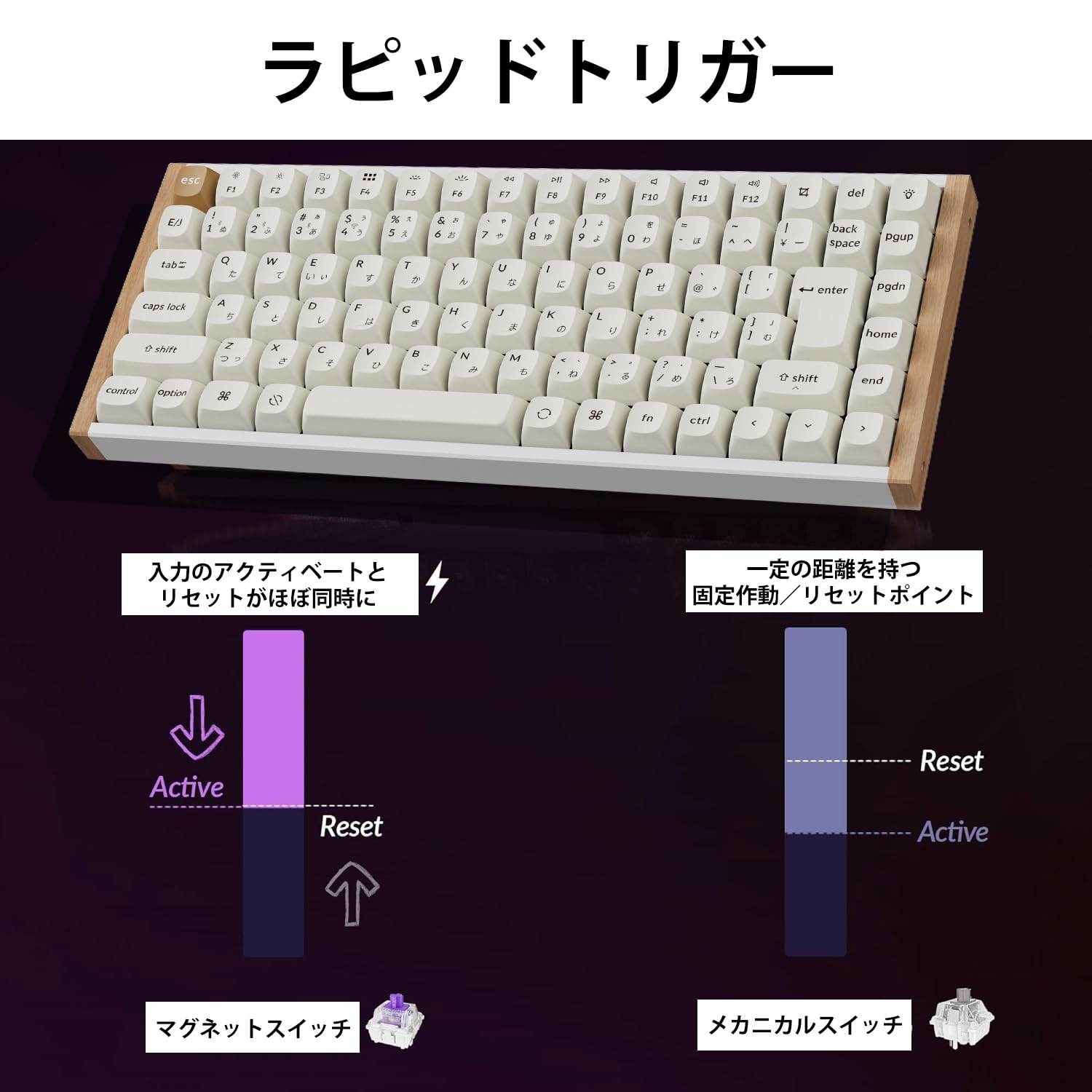Amazon | 【国内正規品】Keychron K2 HE ラピッドトリガー ワイヤレス