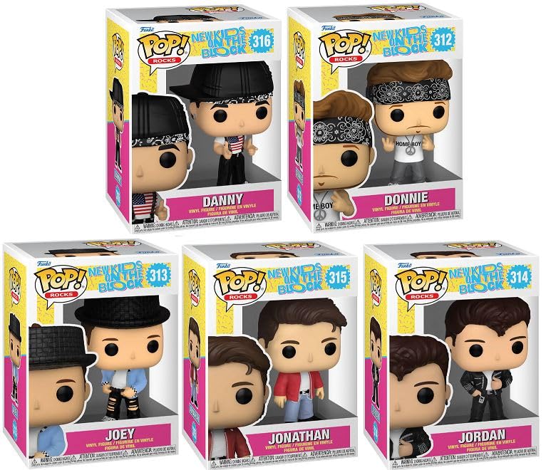 Amazon.com: Funko New Kids on The Block Pop! Complete Set (5