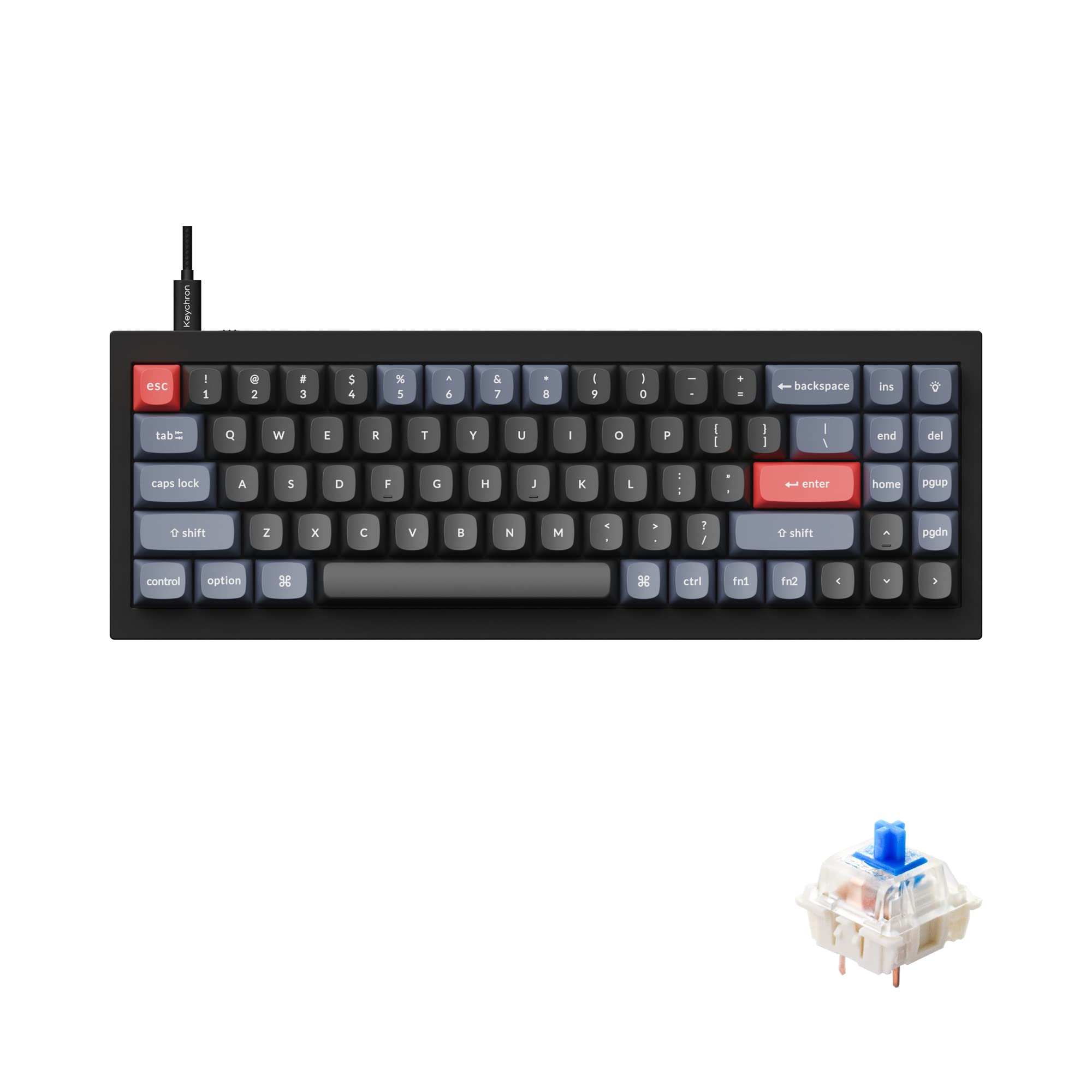 Amazon.com: Keychron Q7 Wired Custom Mechanical Keyboard, 70