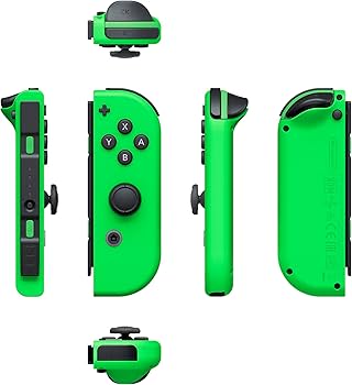 Amazon.com: Nintendo Joy-Con (L/R) - Neon Pink/Neon Green : Video