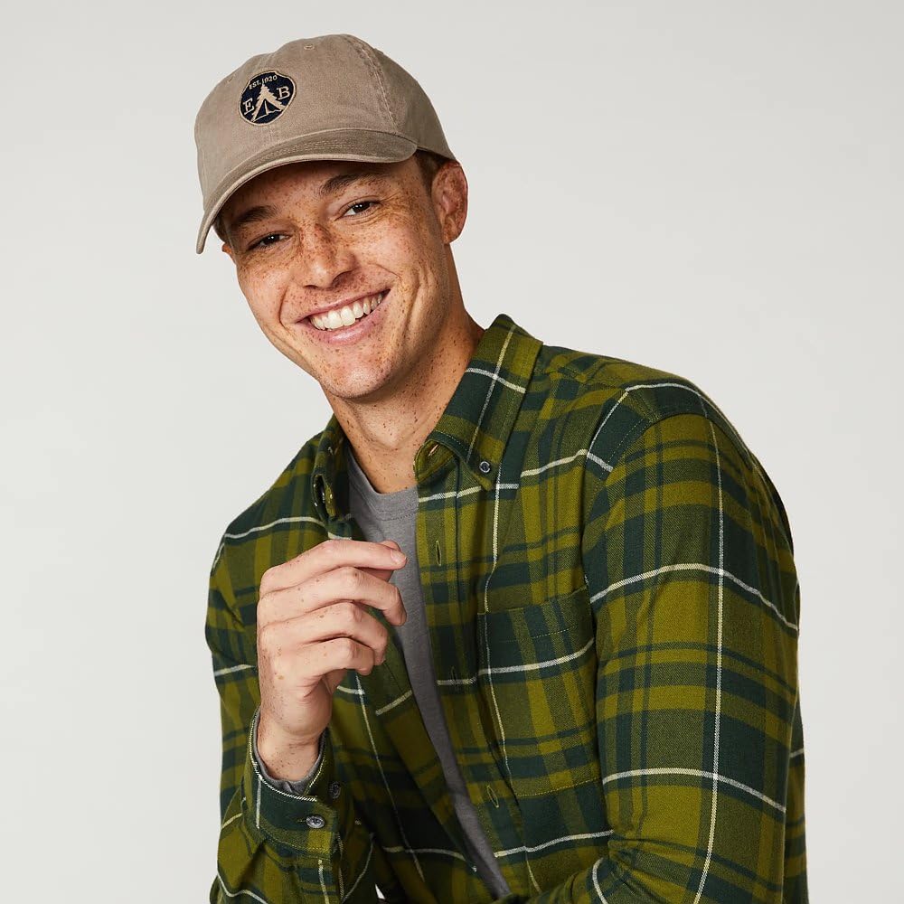 Eddie Bauer Men's Regular Fit Dad Hat, Dark Seafoam, One Size at