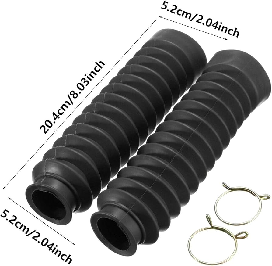 Amazon.co.jp: オートバイ フォーク ブーツ - 2 個オートバイ フロント