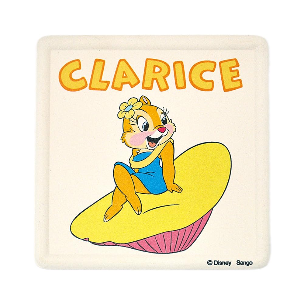 Amazon｜ディズニー クラリス 吸水 コースター 約9cm コースター