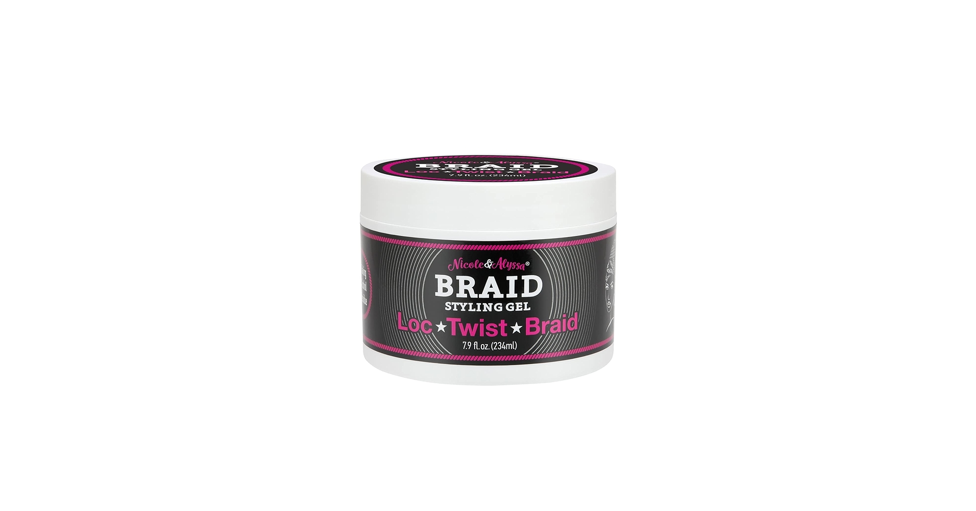 Amazon.com : Nicole & Alyssa - Braiding Gel 7.9oz – No Flakes or