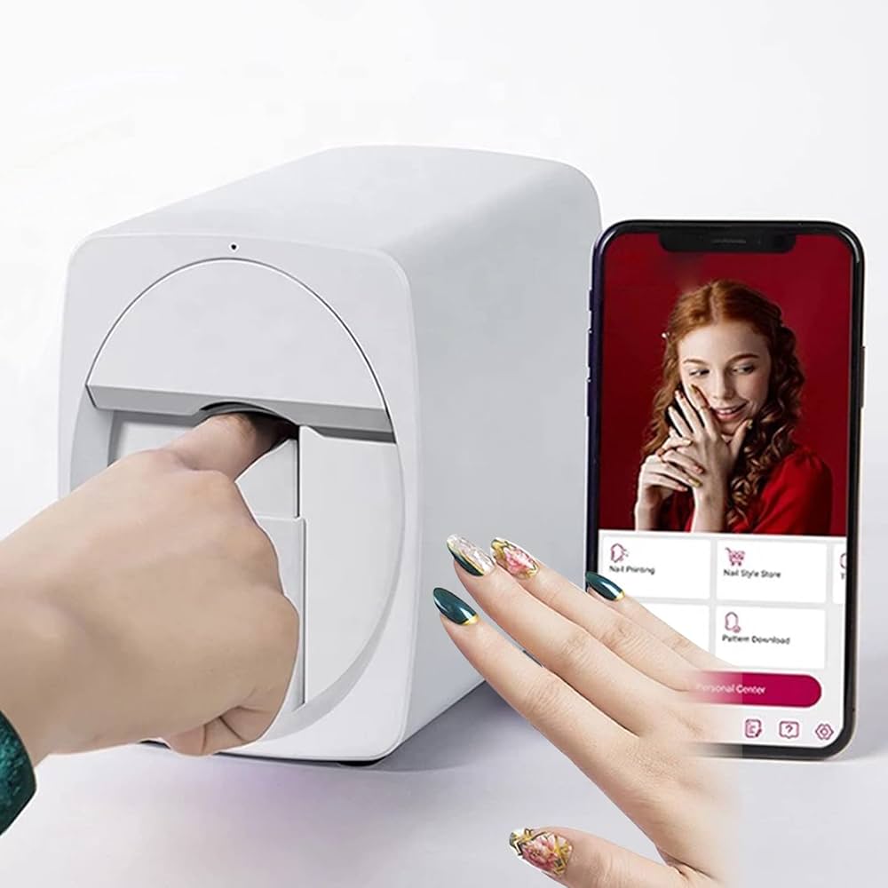 Amazon.co.jp: 自動ネイルアートプリンターマシン, 自動識別, 2400 Dpi