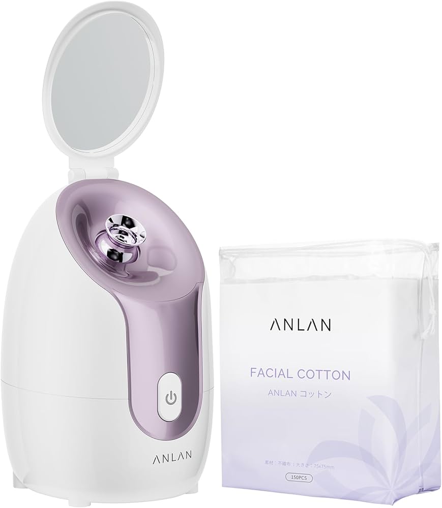 Amazon.co.jp: 【美人百花微粒子化スチーマー美顔器部門NO1】ANLAN