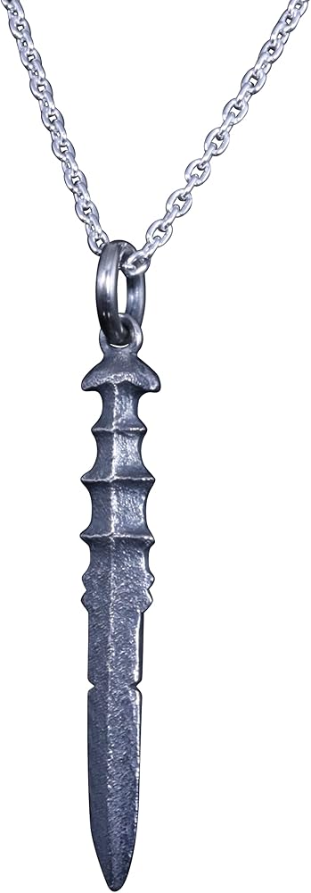 Amazon | [龍頭] シルバー 950 天叢雲剣 ネックレス 小 燻し仕上げ