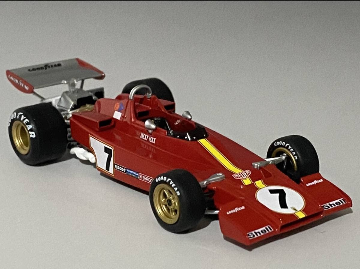 Amazon | 1/43 Ferrari F1 312 B3 1973 Jacky Ickx #7 9位 1973 FIA F1