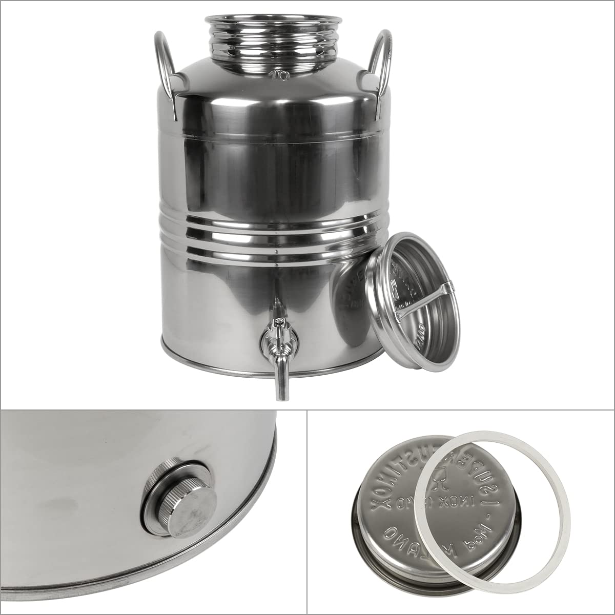 Amazon.co.jp: [マルキジオ] ウォータージャグ 10L ステンレス