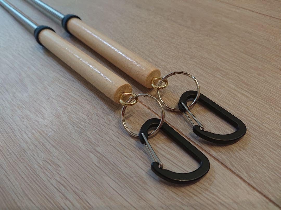 Amazon.co.jp: 伸縮式クワガタ掻き出し棒 2本セット(約220mm740mm
