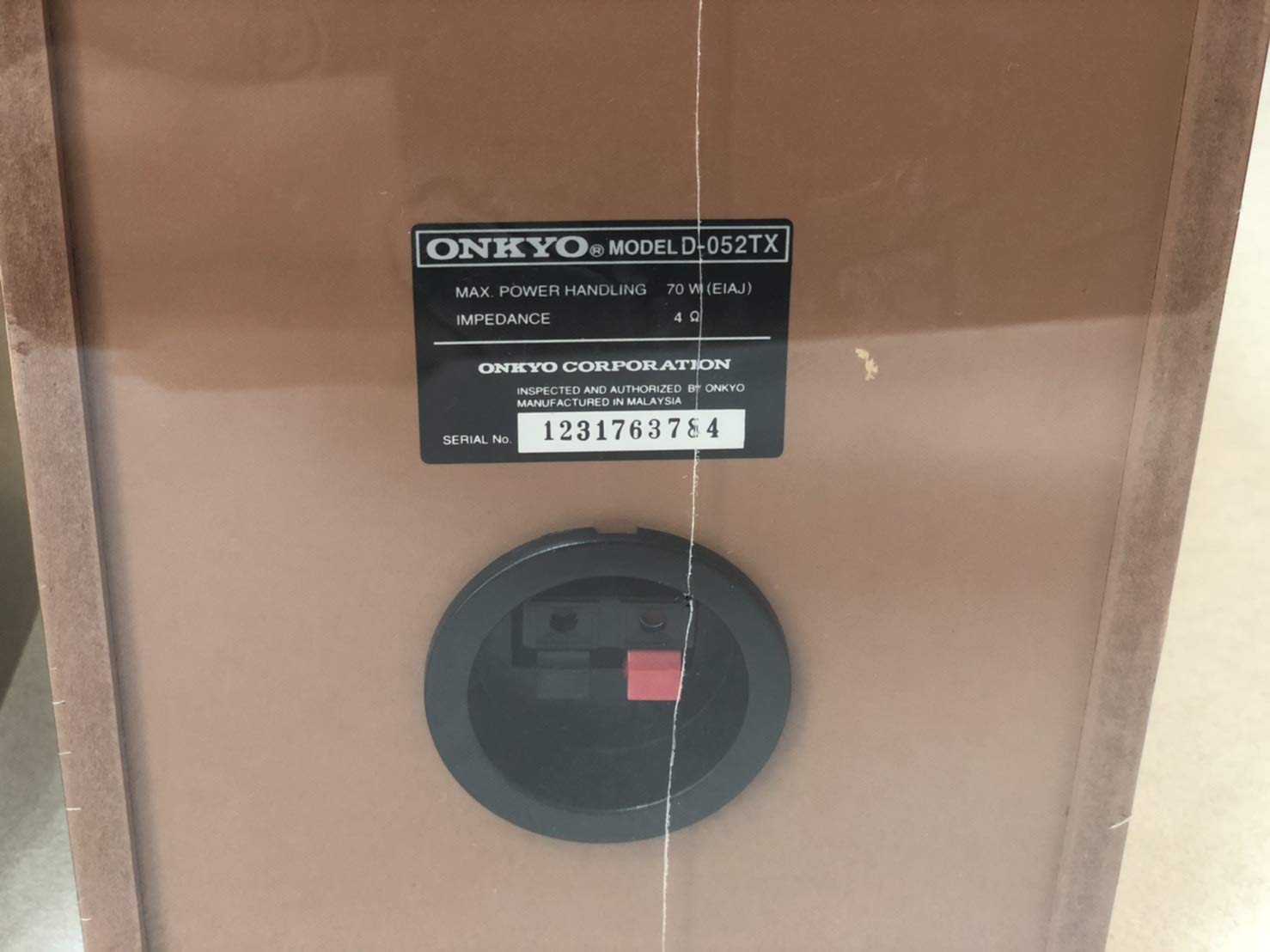 Amazon | ONKYO 2way スピーカー D-052TX | オンキヨー(Onkyo