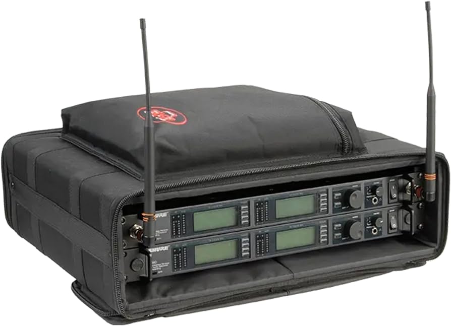 Amazon | SKB 2Uソフトラックケース、スチールレール、ヘビー