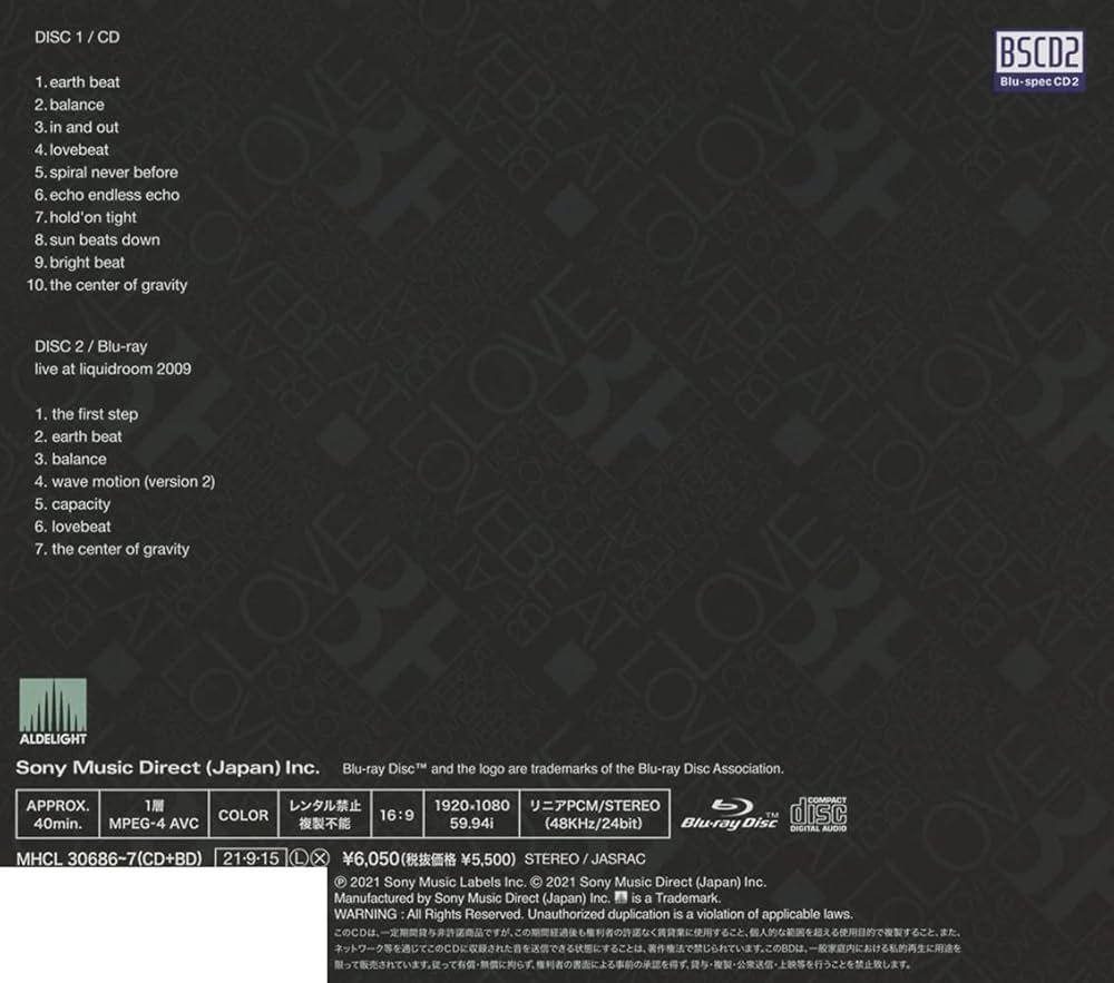 Amazon.co.jp: LOVEBEAT 2021 Optimized Re-Master (初回生産限定盤