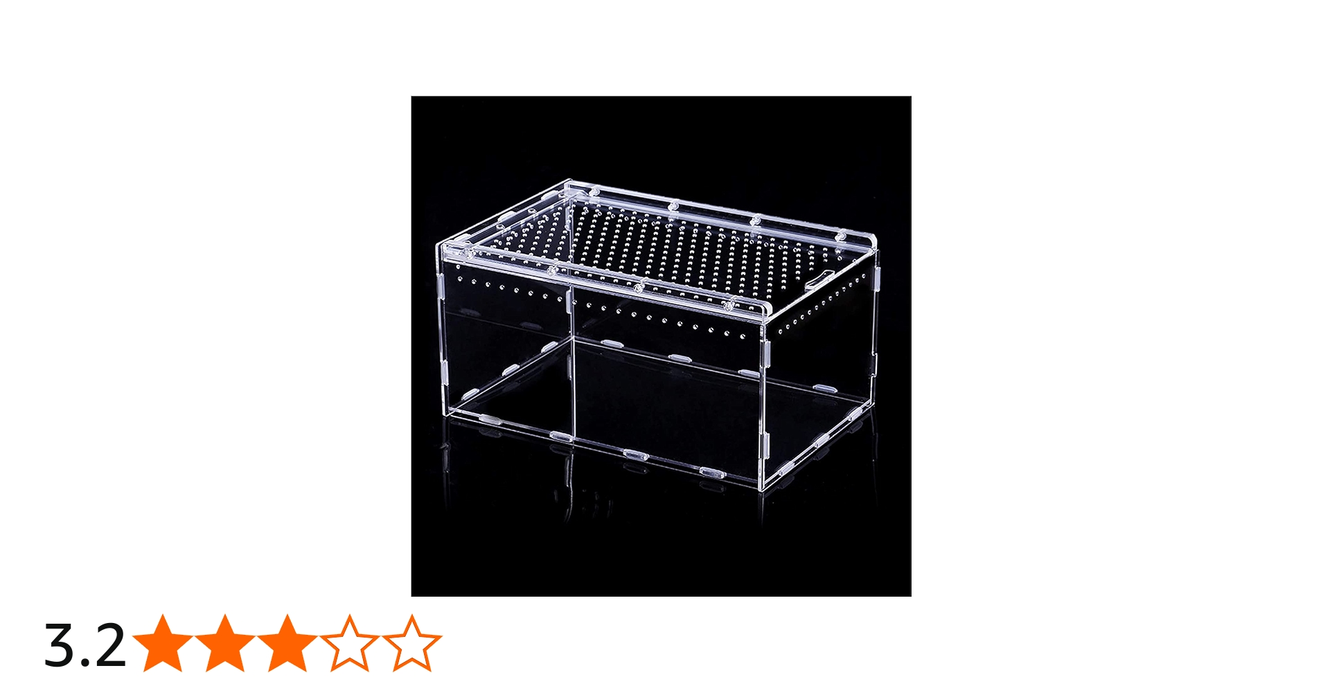 Amazon | SAYPANLAR 爬虫類 ケージ 30 × 20 × 15 CMレプタイルボックス