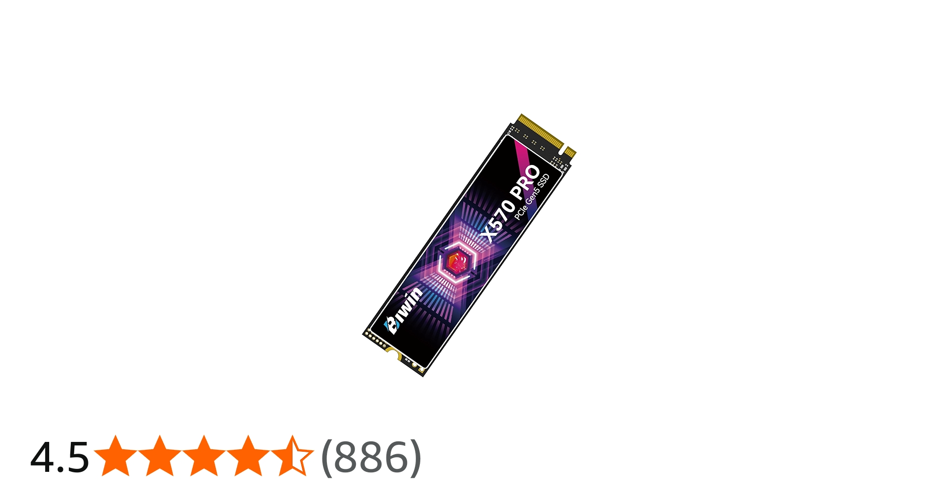 Amazon | Biwin X570 PRO 2TB SSD Gen5×4 最大読込：14000MB/s NVMe2.0