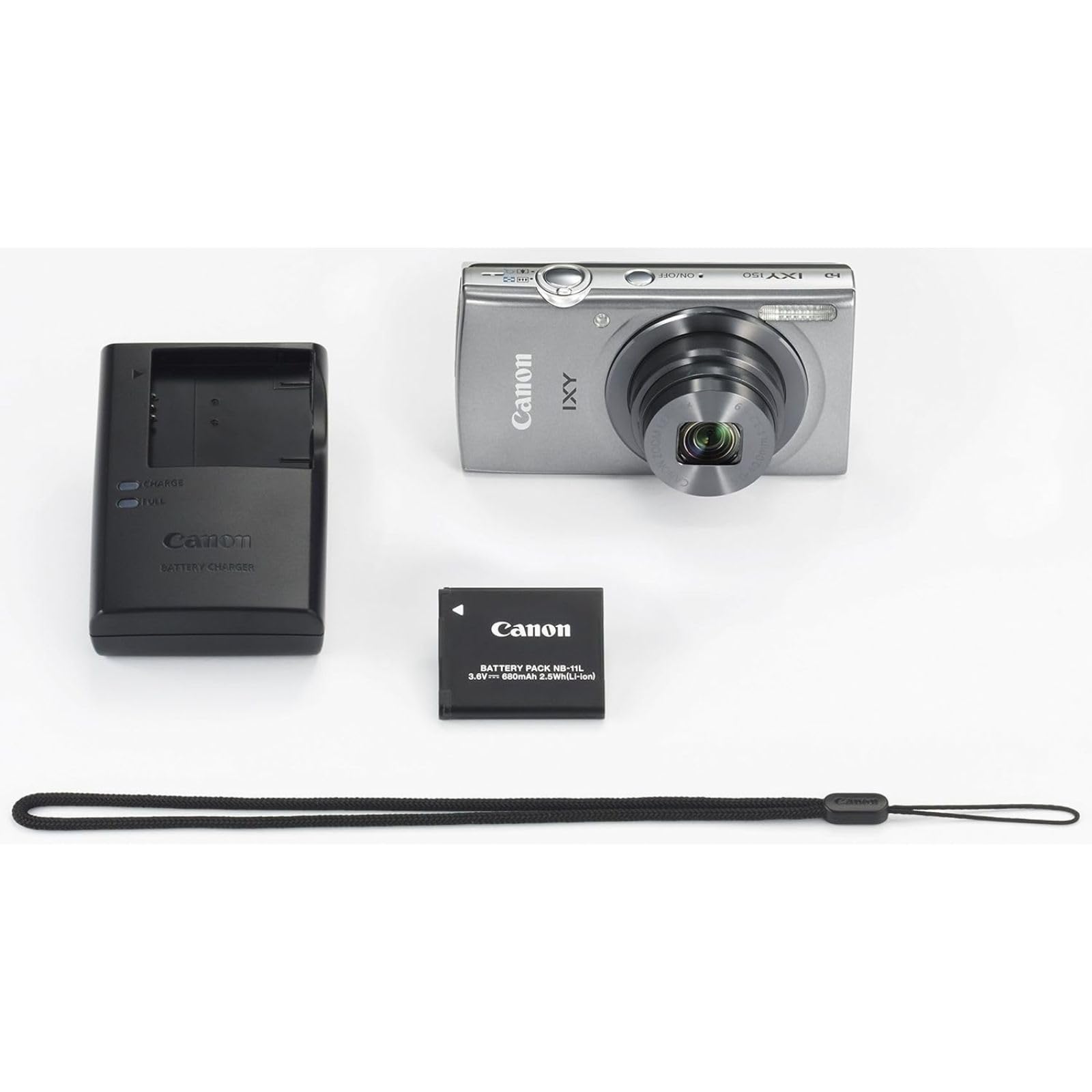 Amazon | 【整備済み品】 Canon デジタルカメラ IXY150 シルバー 光学8