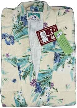 Amazon｜タオル夜着 B色 ガーゼ裏付き 日本製 かいまき 丹前