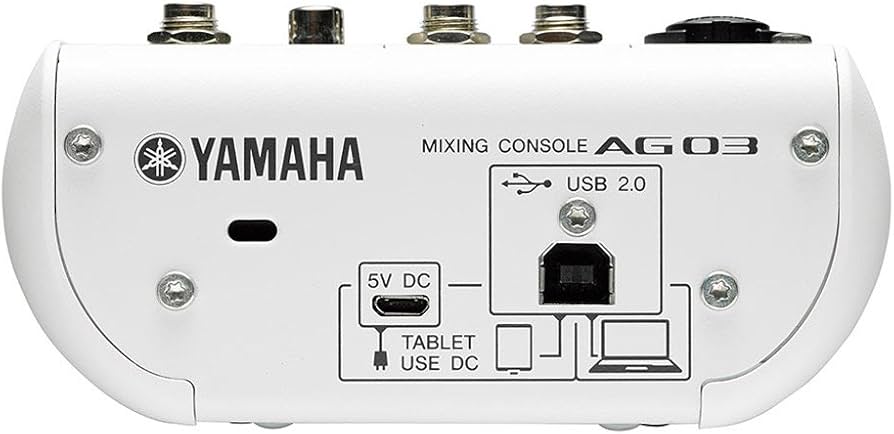 Amazon.co.jp: YAMAHA AG03 MK2 高音質配信 録音セット 動画配信