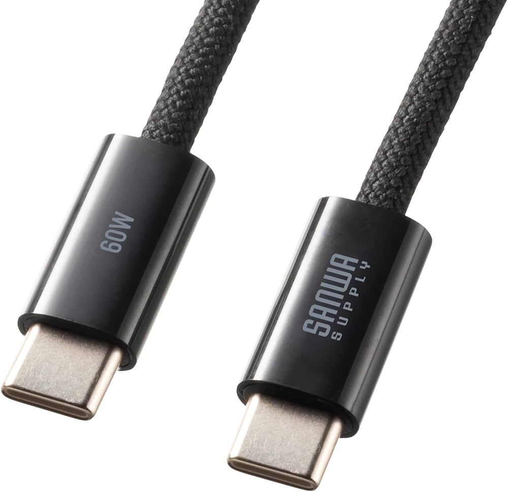 Amazon.co.jp: サンワサプライ USB Type-Cケーブル(2m) シリコン