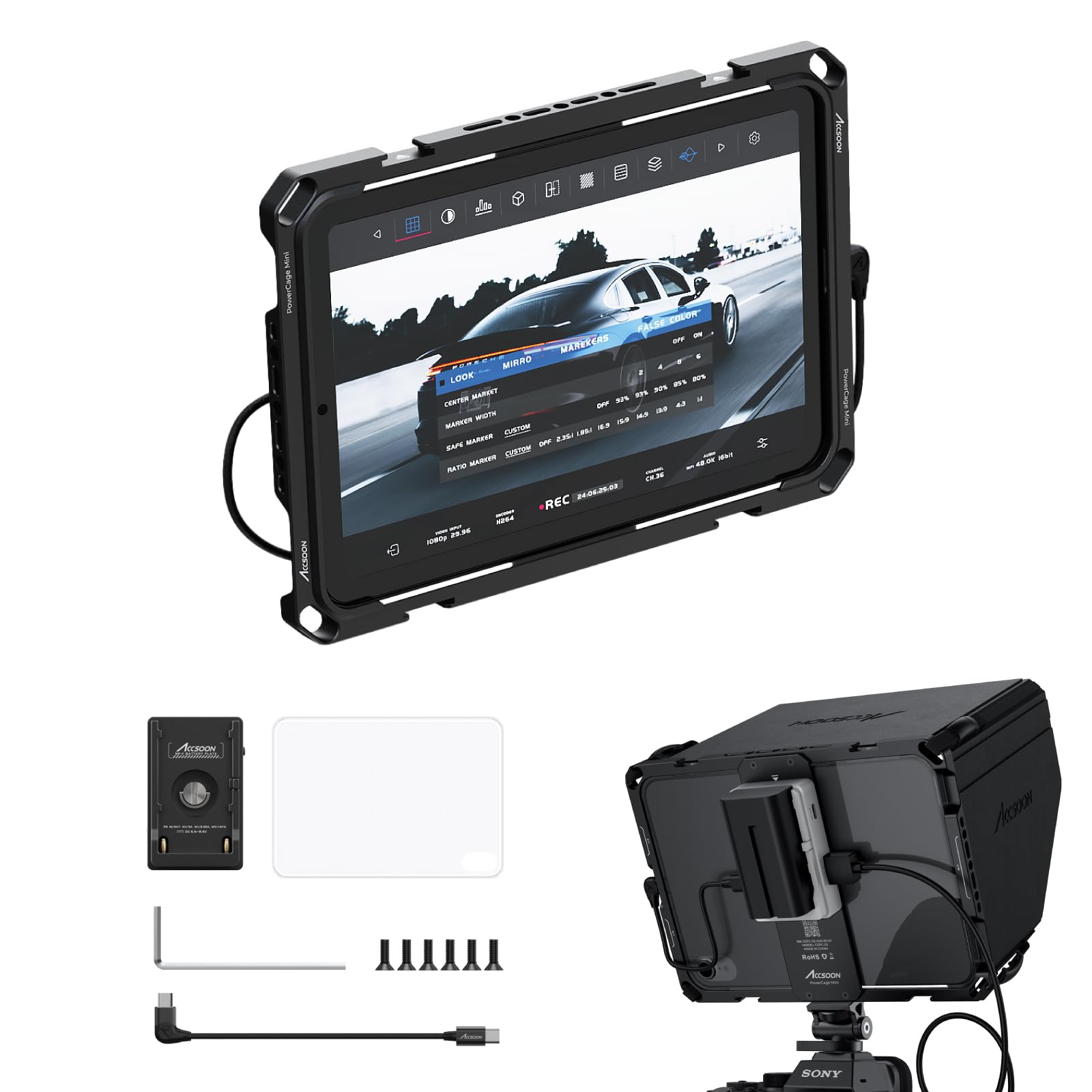 Amazon.co.jp: ACCSOON PowerCage CEPC-05 Protective Case for iPad