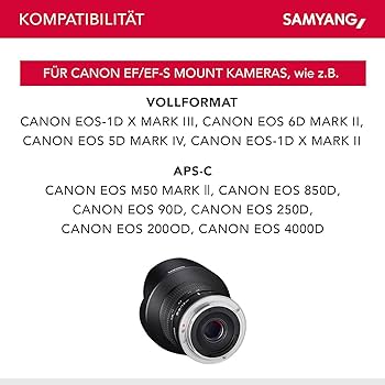 Amazon | SAMYANG 単焦点広角レンズ 14mm F2.8 キヤノン EF用 フル