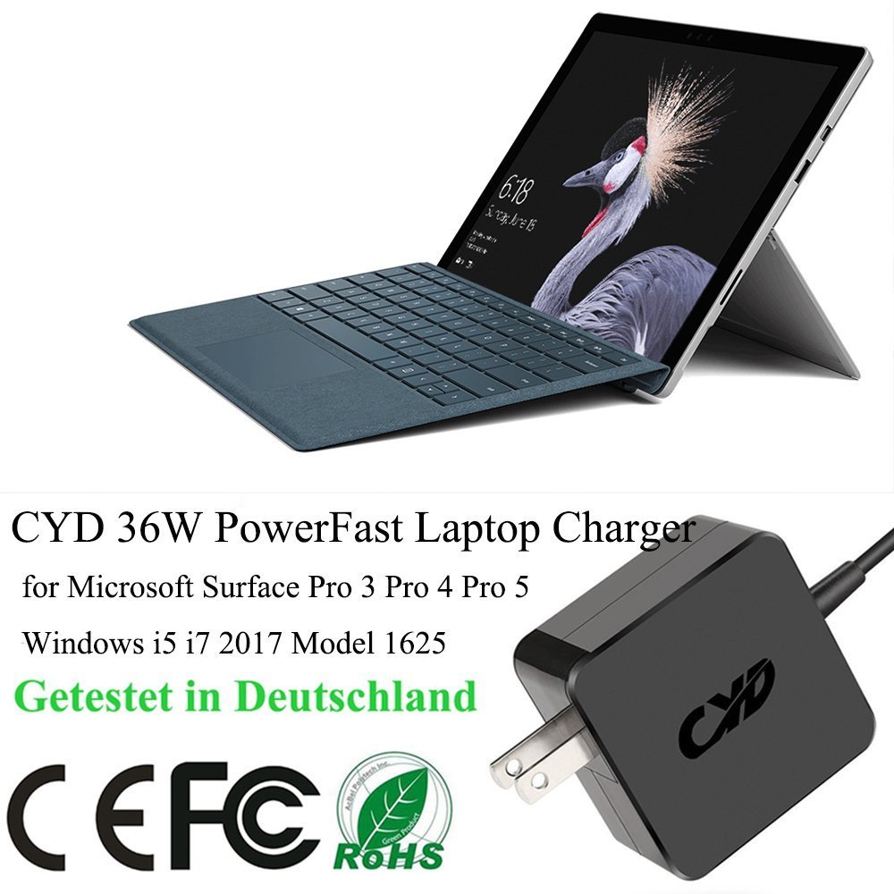Amazon.co.jp: CYD 65W AC アダプター 対応 Surface 充電器 44w