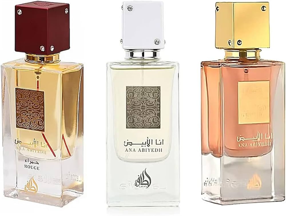 Amazon.com : Lattafa Ana Abiyedh 3-Piece Gift Set, (Ana Abiyedh