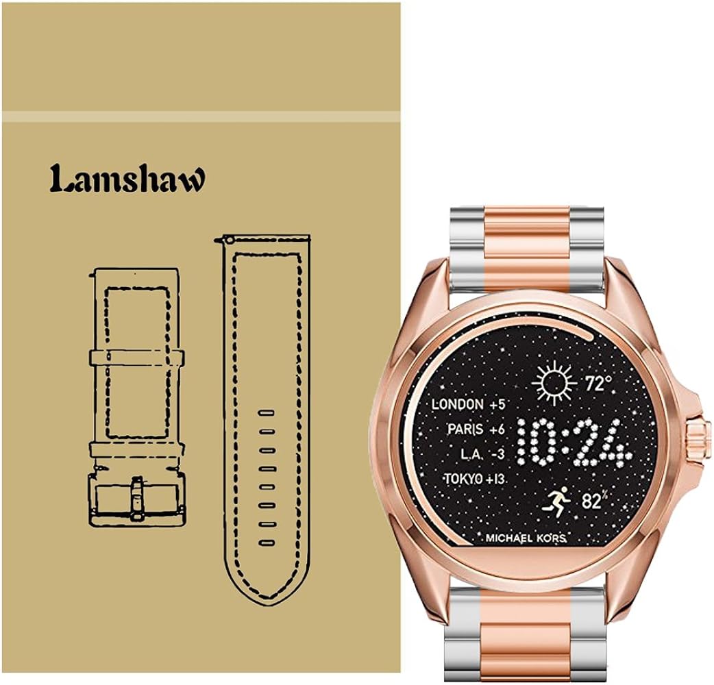 Amazon.com: for Michael Kors Access Bradshaw Bands, Lamshaw