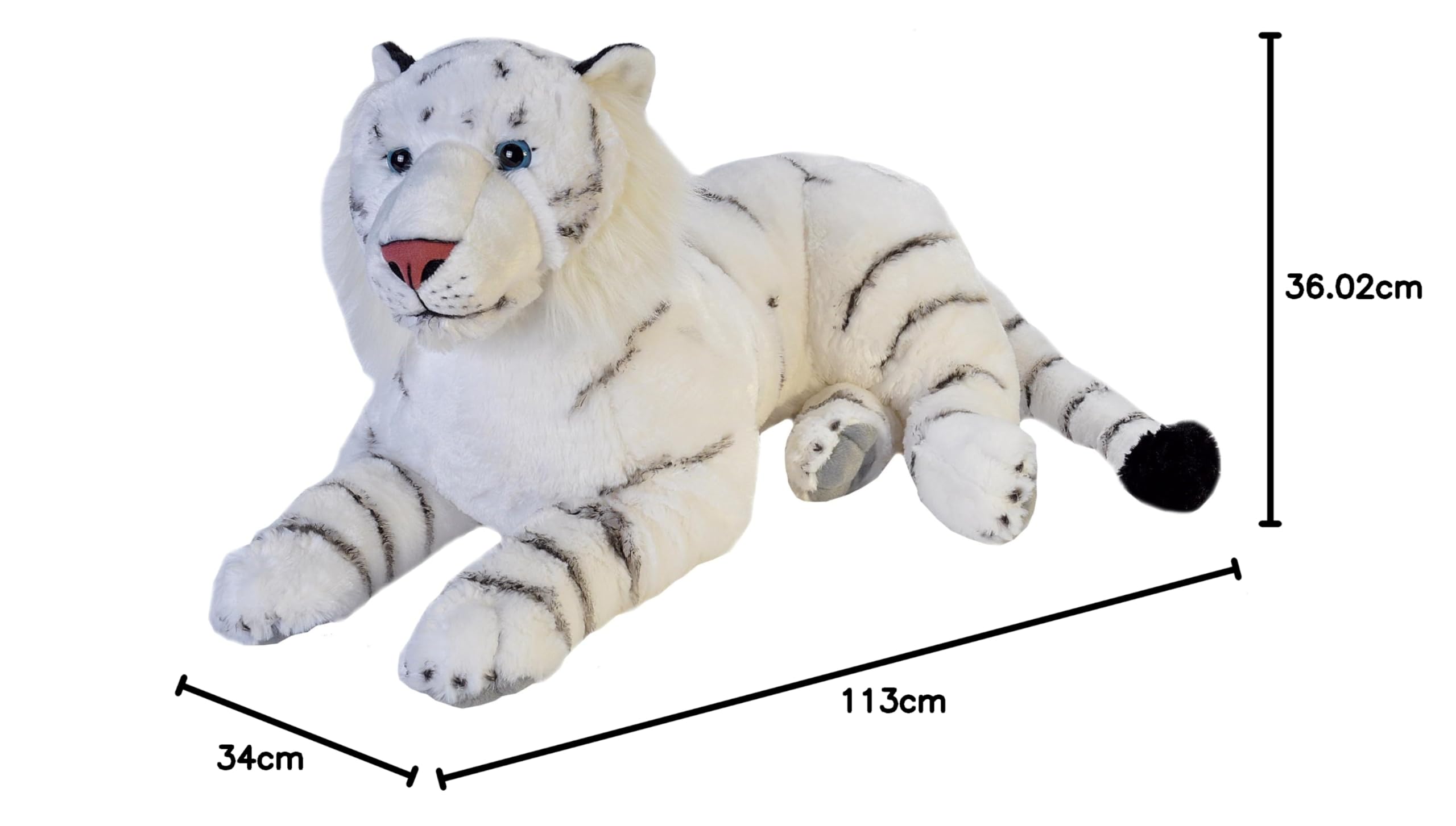 Amazon.co.jp: ワイルドリパブリック ホワイトタイガー ぬいぐるみ