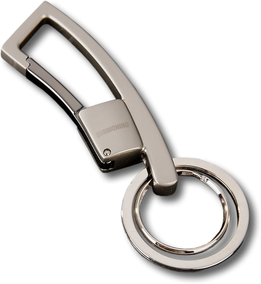 Amazon | [ZooooM] ウエーブ カラビナ エレガント キーホルダー リング
