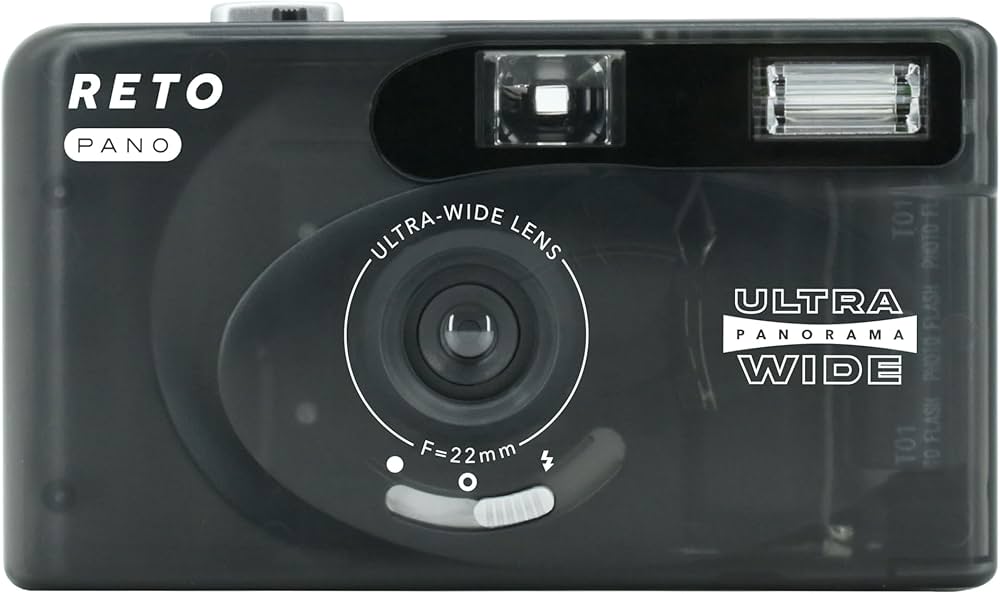 Amazon | RETO PANO 35mmフィルムカメラ - 22mm広角レンズ、パノラマ