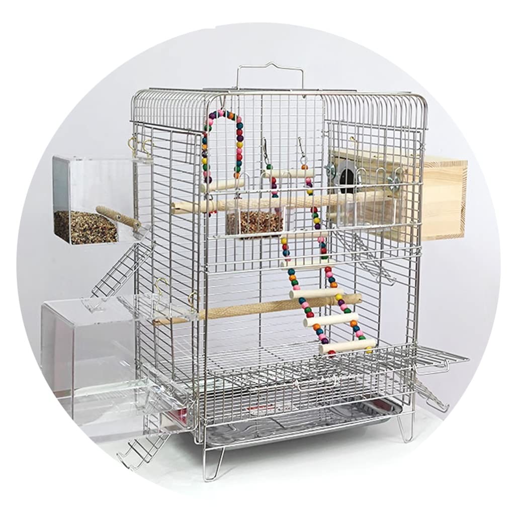 Amazon.co.jp: 鳥かご・ケージ ステンレス鋼自家繁殖休憩鳥かご すべて