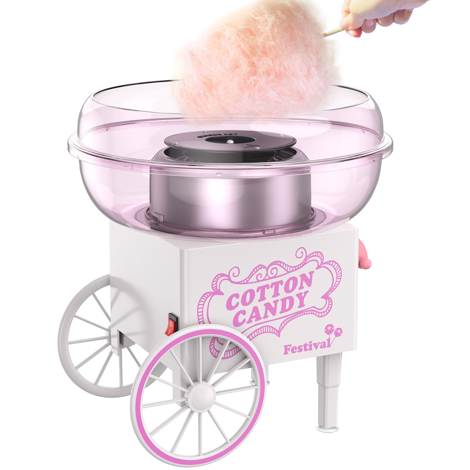 Amazon.com: Cotton Candy Machine, Mini Cotton Candy Maker Machine