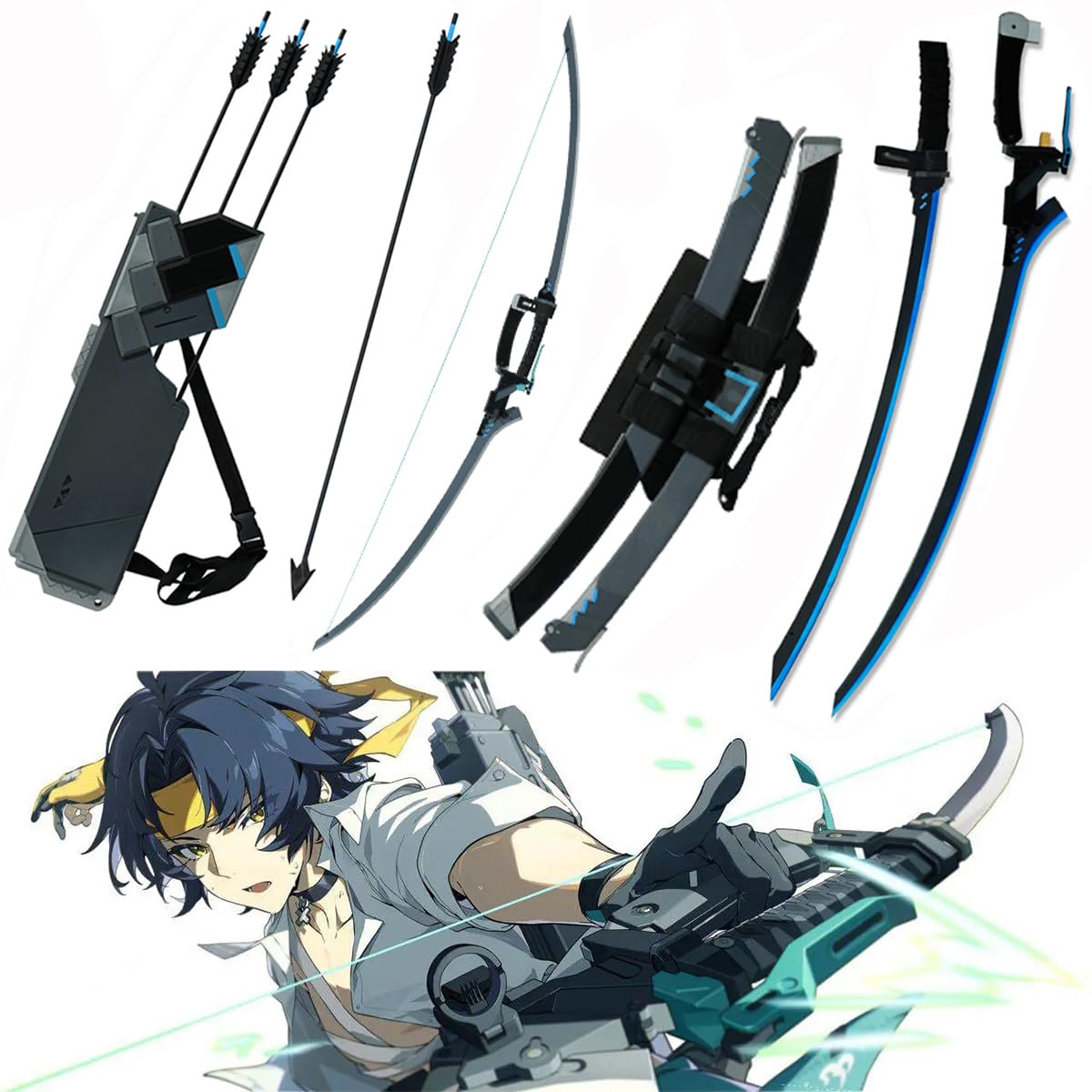 Amazon.co.jp: 浅羽悠真 武器 コスプレ道具 ゼンレスゾーンゼロ 対