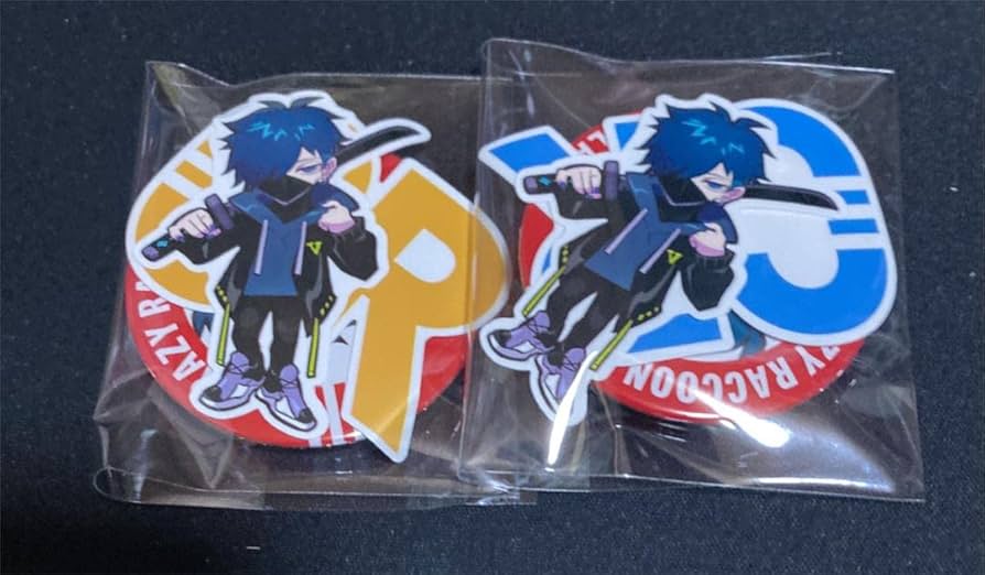 Amazon.co.jp: Crazy raccoon vanilla バニラ 缶バッジ ステッカー cr