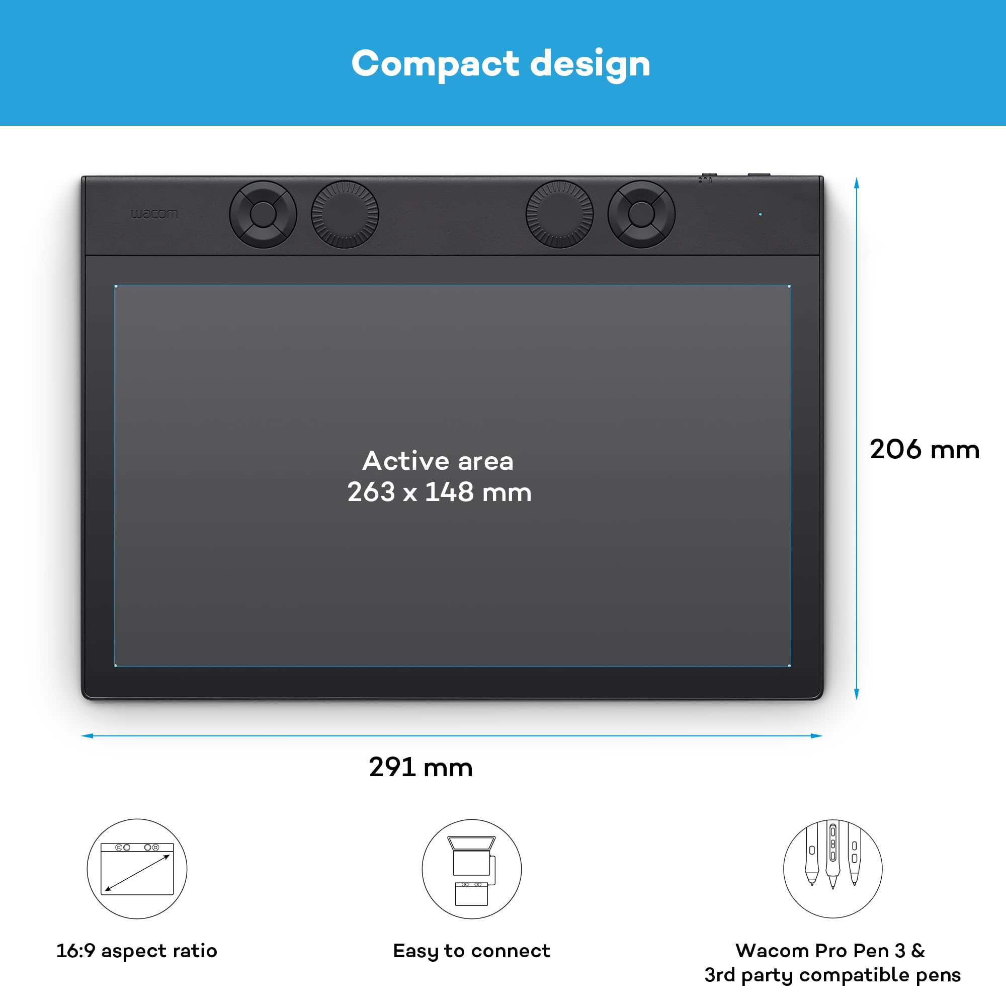 Amazon.com: Wacom Intuos Pro M, W129126089 : Electronics