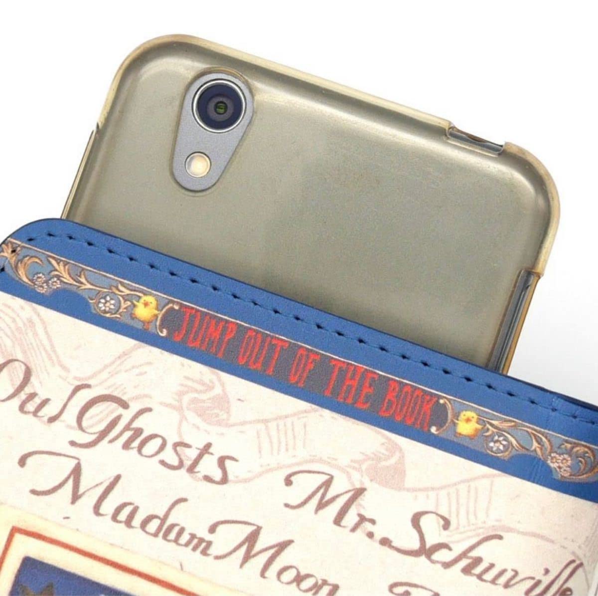 Amazon.co.jp: 猫のダヤンブック型スマホケース 本の中からわちふぃー