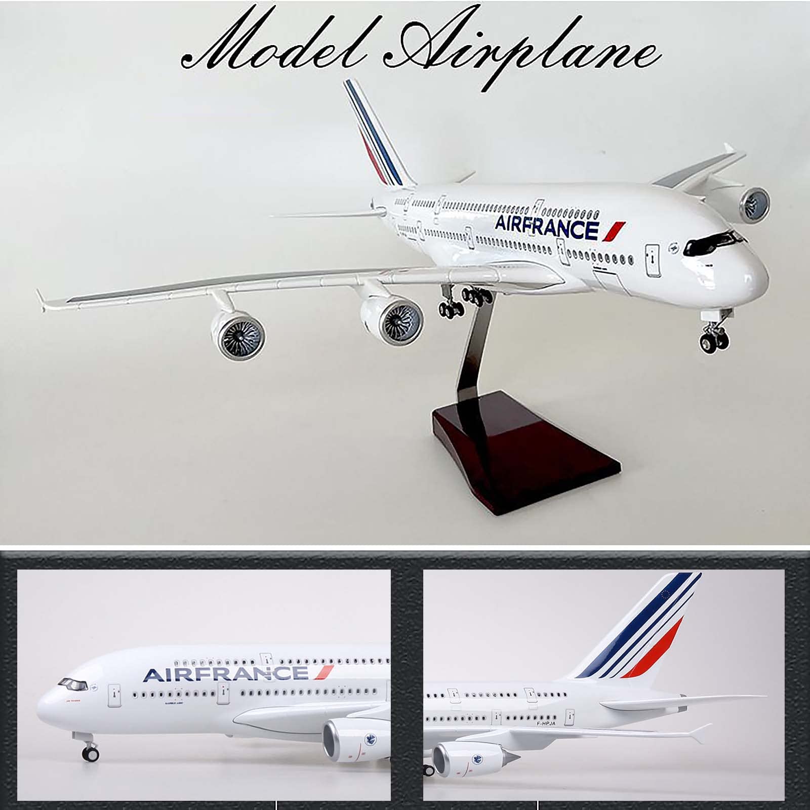 Amazon.co.jp: 1:160フランス航空エアバスA380 -ライトとサウンド