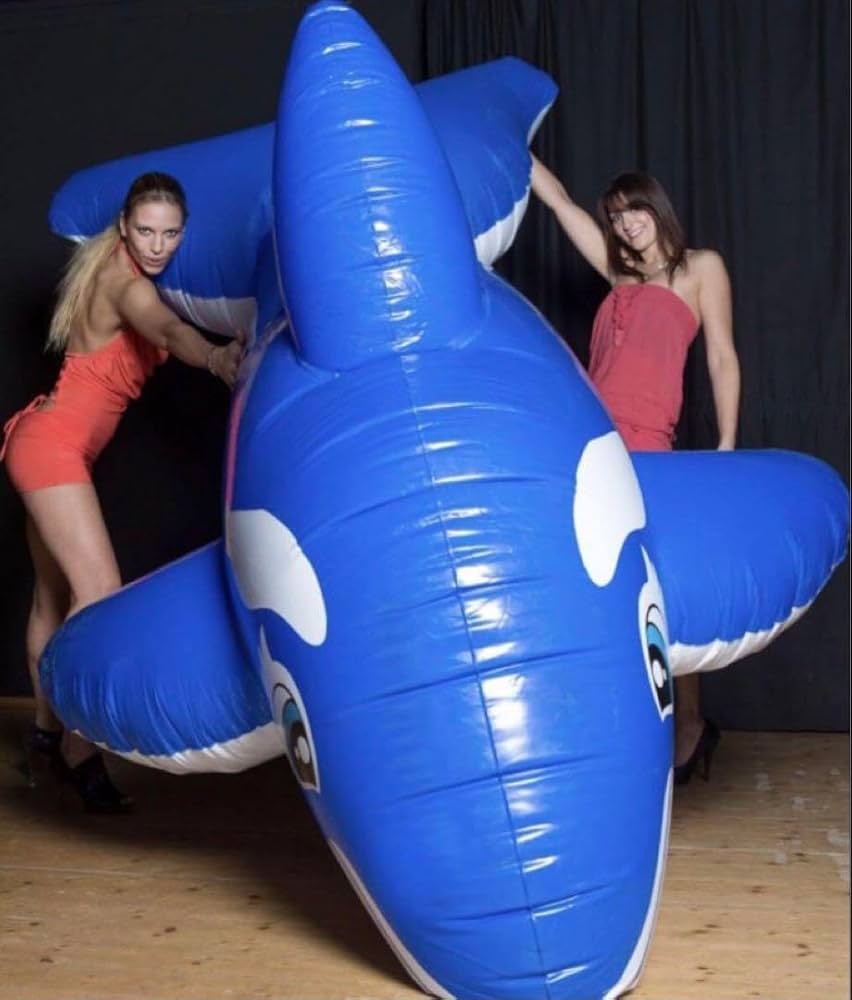 Amazon.co.jp: シャチ ブルー ツヤあり フロート 空気ビニール風船