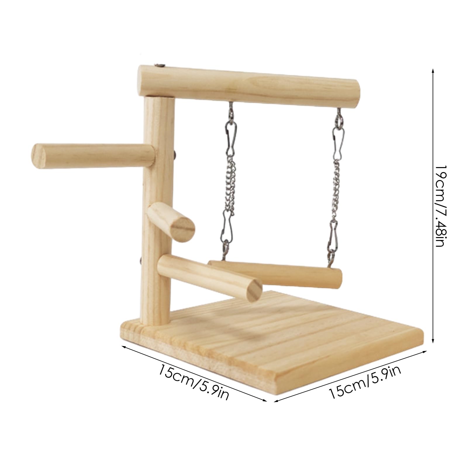 Amazon.co.jp: オウムのプレイスタンド - ウッドバードプレイ