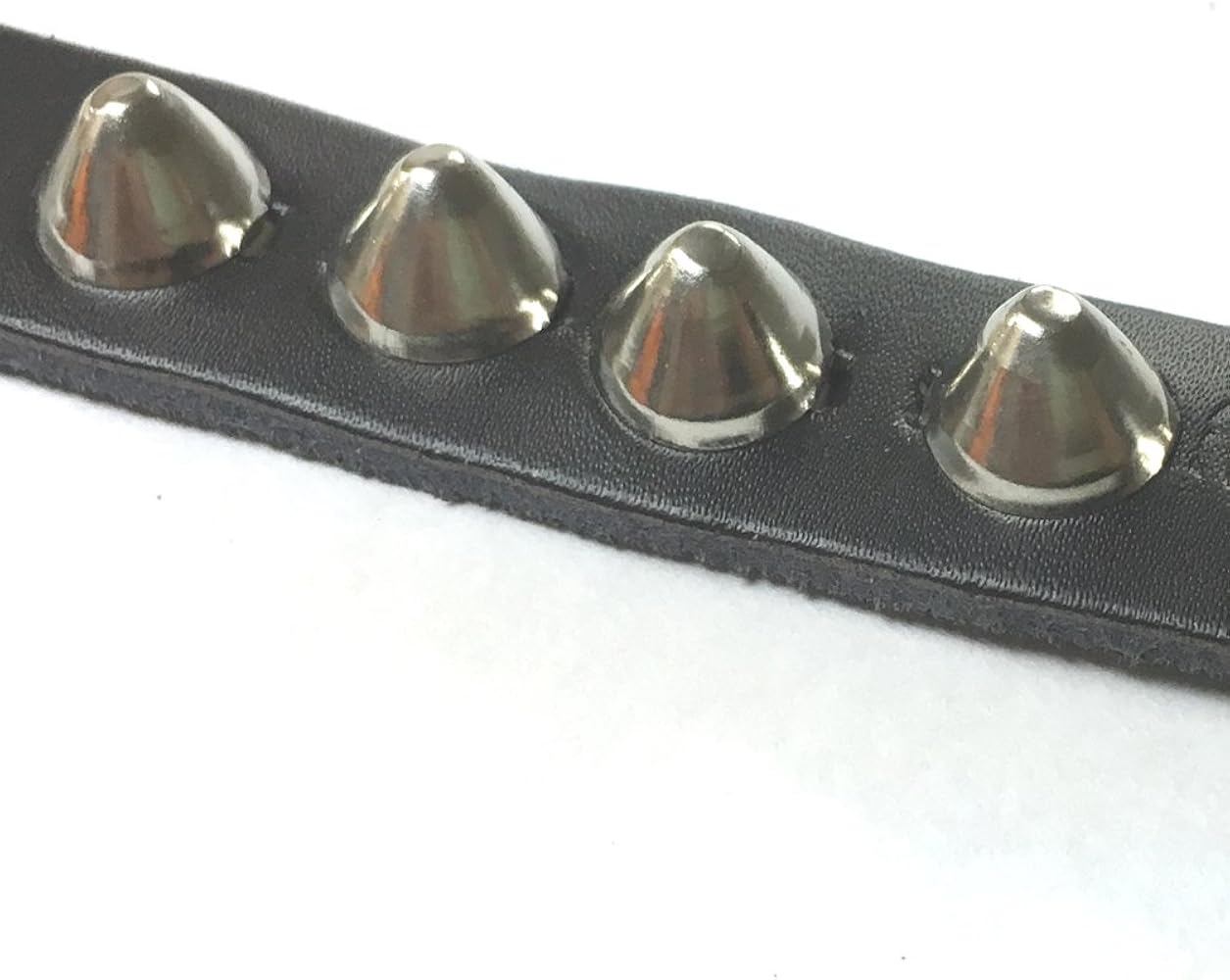 Amazon | コニカル スタッズ 鋲 12mm シルバー 100個 パンクロック