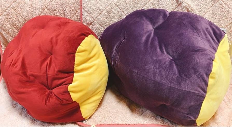 全2種レア タグ付 もっちり焼きいもBIGクッション石焼き芋ぬいぐるみ 58cm