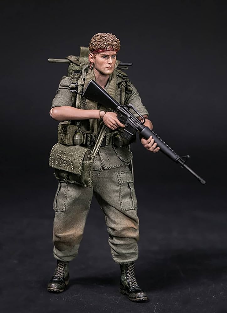 Amazon.co.jp: 1/12スケールミリタリーアクションフィギュア陸軍第25
