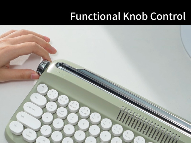 Amazon.co.jp: YUNZII タイプライターキーボード ワイヤレス