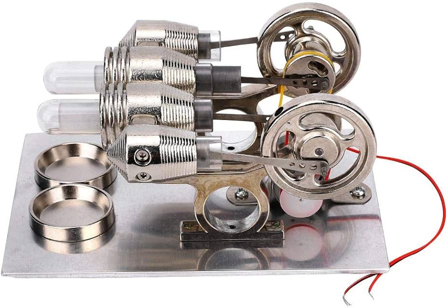 Amazon.co.jp: Jimfoty スターリングエンジン 4気筒スターリング